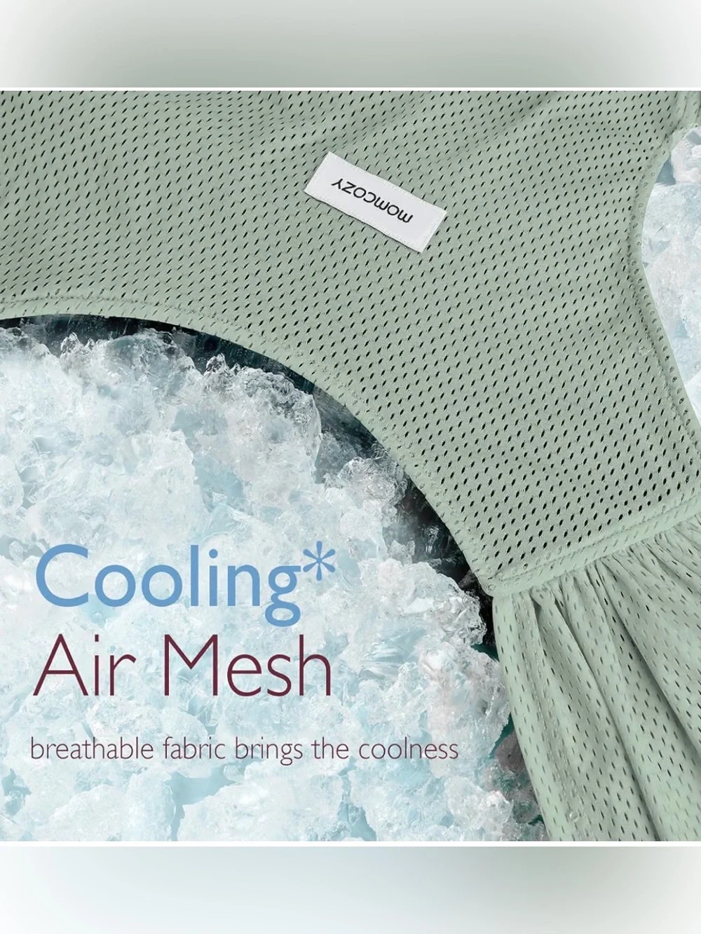 Momcozy gray green